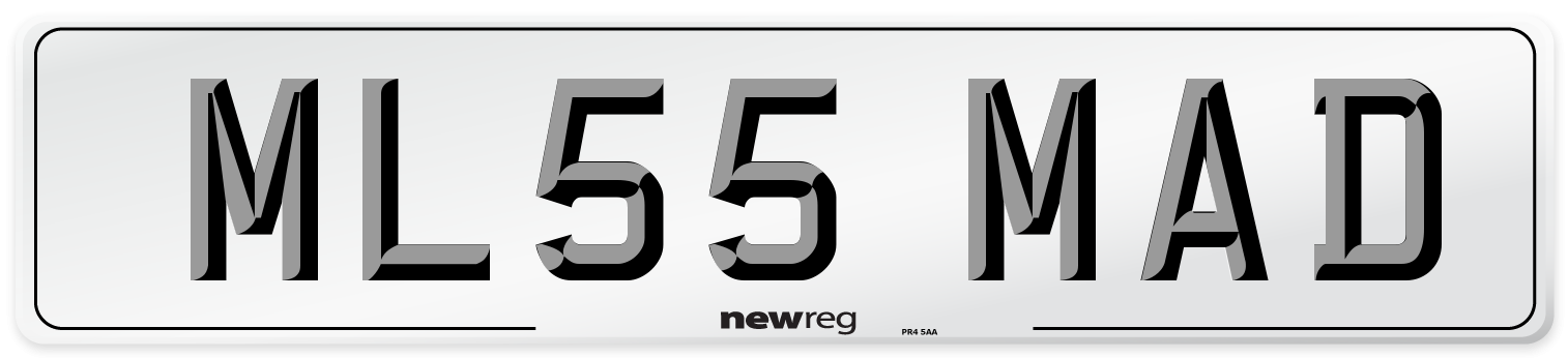 ML55 MAD Number Plate from New Reg